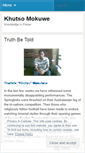 Mobile Screenshot of khutsomokuwe.wordpress.com