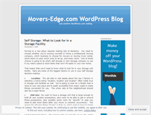 Tablet Screenshot of moversedge.wordpress.com