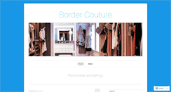 Desktop Screenshot of bordercouture.wordpress.com