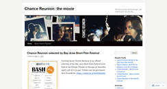 Desktop Screenshot of chancereunionthemovie.wordpress.com