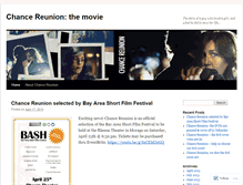 Tablet Screenshot of chancereunionthemovie.wordpress.com