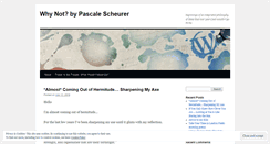 Desktop Screenshot of pascalescheurer.wordpress.com