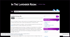 Desktop Screenshot of inthelavenderroom.wordpress.com