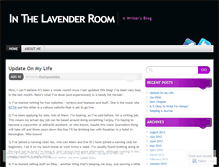 Tablet Screenshot of inthelavenderroom.wordpress.com