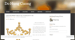 Desktop Screenshot of dohungcuong.wordpress.com