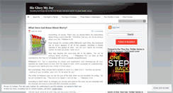 Desktop Screenshot of hisglorymyjoy.wordpress.com