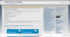 Desktop Screenshot of joeleonhart.wordpress.com