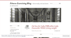 Desktop Screenshot of fitnessexercisingblog.wordpress.com