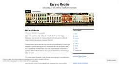 Desktop Screenshot of eueorecife.wordpress.com
