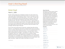 Tablet Screenshot of josiedad.wordpress.com