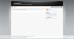 Desktop Screenshot of dialogando.wordpress.com