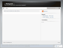Tablet Screenshot of dialogando.wordpress.com
