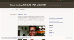 Desktop Screenshot of boholsandugohalfmarathon.wordpress.com