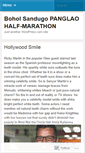 Mobile Screenshot of boholsandugohalfmarathon.wordpress.com