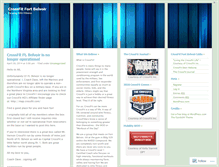 Tablet Screenshot of crossfitfortbelvoir.wordpress.com