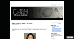 Desktop Screenshot of dashcomms.wordpress.com