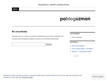 Tablet Screenshot of pabloguzman.wordpress.com