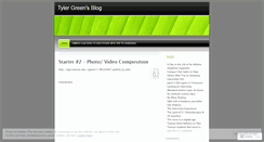 Desktop Screenshot of greentyler.wordpress.com
