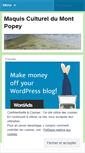 Mobile Screenshot of maquisculturel.wordpress.com