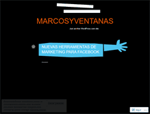 Tablet Screenshot of marcosyventanas.wordpress.com