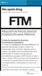 Mobile Screenshot of ftmspain.wordpress.com