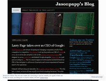 Tablet Screenshot of jasonpapp.wordpress.com