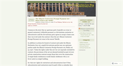 Desktop Screenshot of constructionlawblog.wordpress.com