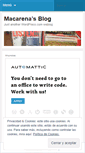 Mobile Screenshot of macarenaruiz.wordpress.com