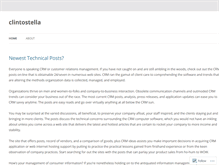Tablet Screenshot of clintostella.wordpress.com