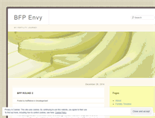 Tablet Screenshot of bfpenvy.wordpress.com