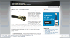 Desktop Screenshot of marketingondemand.wordpress.com