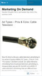 Mobile Screenshot of marketingondemand.wordpress.com