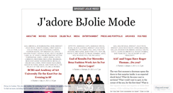 Desktop Screenshot of bridgetjolie.wordpress.com