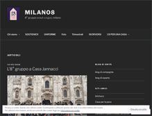 Tablet Screenshot of milano8.wordpress.com