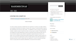 Desktop Screenshot of basemecinas.wordpress.com