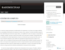 Tablet Screenshot of basemecinas.wordpress.com