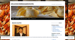 Desktop Screenshot of elcocineroitalianoadomicilio.wordpress.com