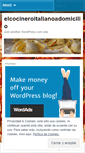 Mobile Screenshot of elcocineroitalianoadomicilio.wordpress.com