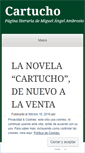 Mobile Screenshot of cartucholanovela.wordpress.com