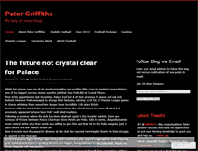 Tablet Screenshot of peterjgriffithsblog.wordpress.com