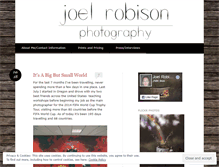 Tablet Screenshot of joelrobisonphoto.wordpress.com