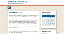 Desktop Screenshot of anointedjewel.wordpress.com