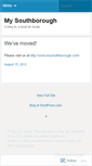 Mobile Screenshot of mysouthborough.wordpress.com