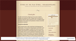 Desktop Screenshot of marcshakespeare.wordpress.com