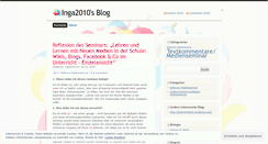 Desktop Screenshot of inga2010.wordpress.com