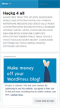 Mobile Screenshot of hackz4all.wordpress.com