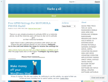 Tablet Screenshot of hackz4all.wordpress.com