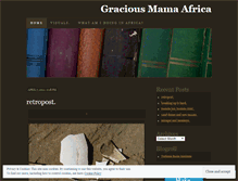 Tablet Screenshot of graciousmamaafrica.wordpress.com