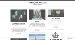 Desktop Screenshot of carolinaaratani.wordpress.com