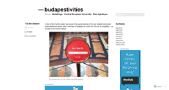 Desktop Screenshot of budapestivities.wordpress.com